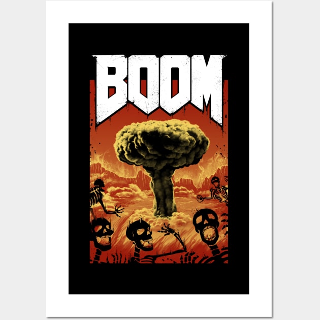 Nuclear Boom Wall Art by Vincent Trinidad Art